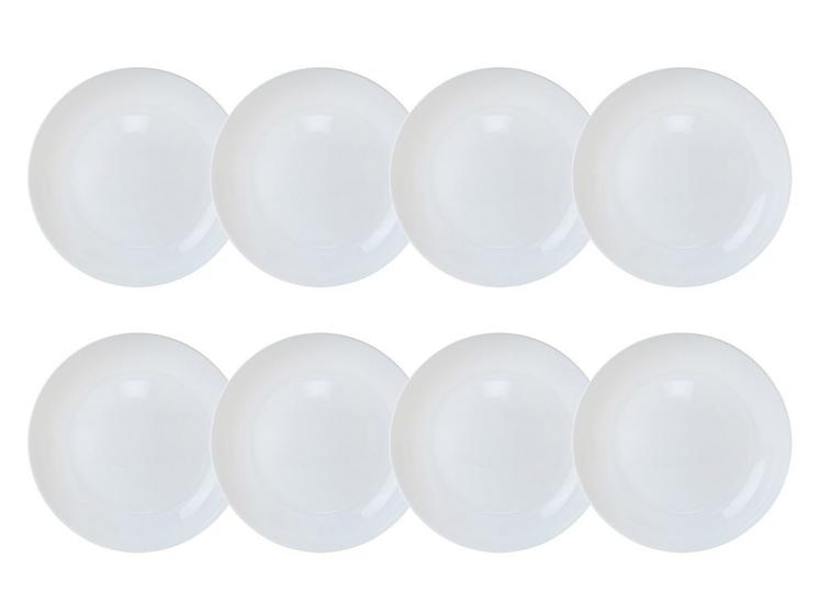 Jogo de 8 Pratos de Pão Porcelana Tramontina Modelo Coup 16cm 96900/021 é boa?