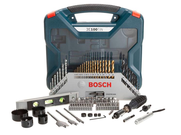 Imagem de Jogo de Acessórios 100 Peças Bosch X-Line para Parafusadeira e Furadeira - 2607017397 - Bosch