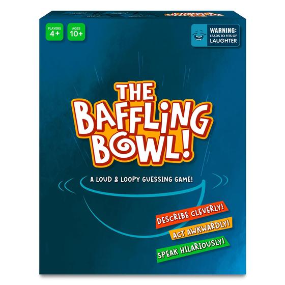 Imagem de Jogo de adivinhação Baffling Bowl Gouda Games 600 cartas para crianças com mais de 10 anos