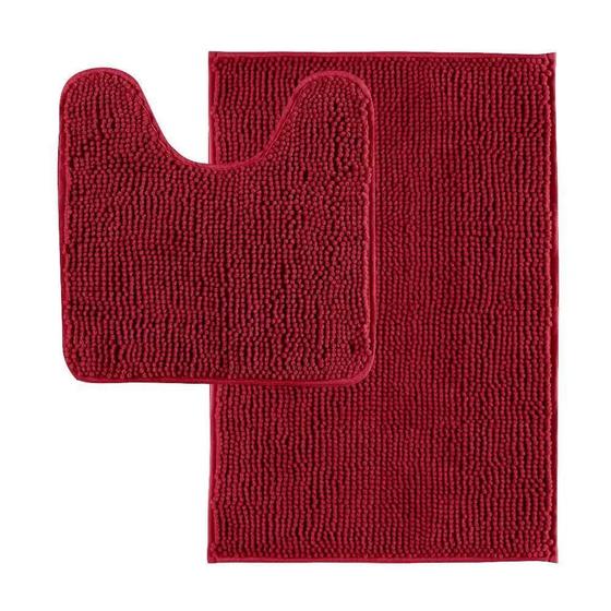 Imagem de Jogo De Banheiro Corttex Dallas Vermelho 2Peças