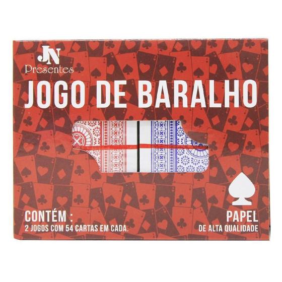 Imagem de Jogo De Baralho Cartas Duplo Jndistribuidora