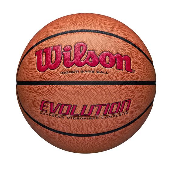 Imagem de Jogo de basquete WILSON Evolution Indoor Scarlet Size 7 - 29,5