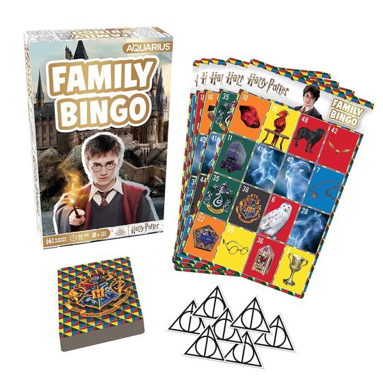 Imagem de Jogo de Bingo Harry Potter Family Aquarius - 18 Cartas para Crianças (8+)