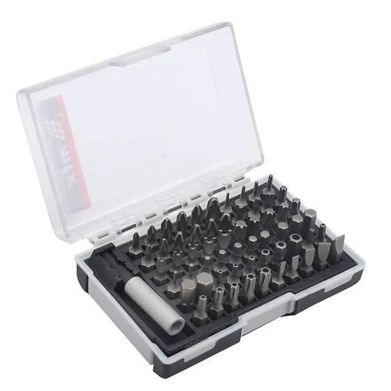 Jogo de Bits 25mm 61 Peças com Estojo MTX - 113879 Menor preço em Jogo de Bits 25mm 61 Peças com Estojo MTX - 113879
