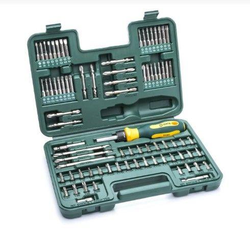 Imagem de Jogo De Bits Com Catraca 80 Peças ST09326SJ - SATA