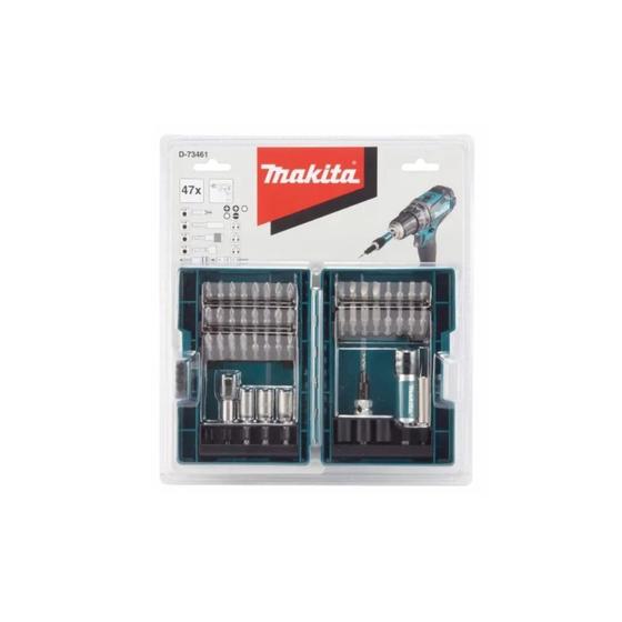 Imagem de Jogo de Bits e Ponteiras 47 Peças com Maleta D73461  Makita