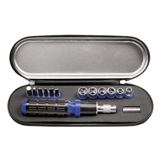 Jogo de Bits e Soquetes 14 Peças 1/4" 43408/323 TRAMONTINA MASTER Menor preço em Jogo de Bits e Soquetes 14 Peças 1/4" 43408/323 TRAMONTINA MASTER