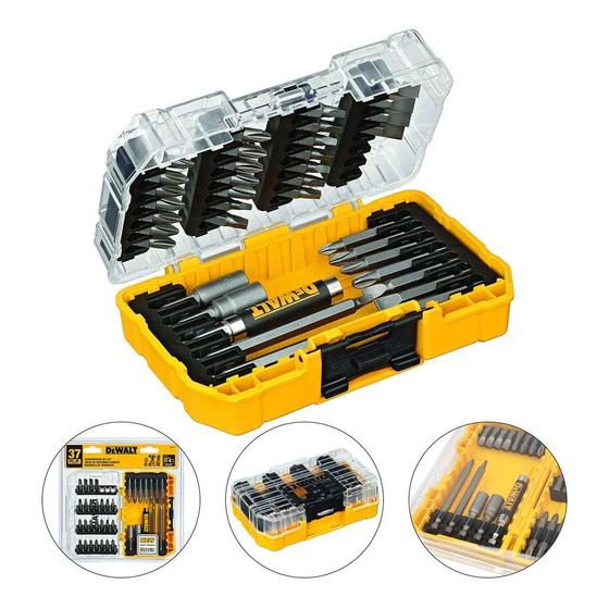 Imagem de Jogo De Bits P/ Parafusar 37 Peças C/ Estojo Dewalt DW2163
