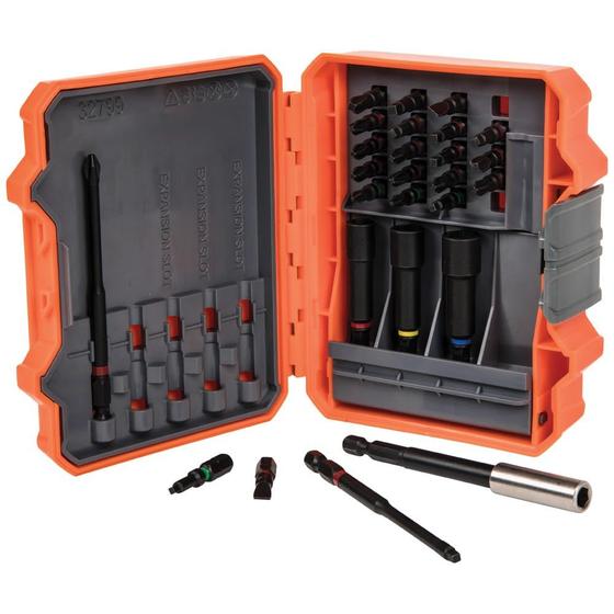 Imagem de Jogo de Bits para Impacto Klein Tools 32799 - 26 Bits com Estojo