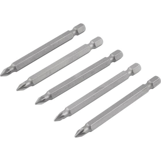 Imagem de Jogo de Bits Ponteira Pozidrive c/ enc 1/4" Nº 1X75mm Vonder