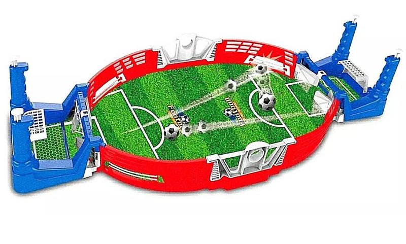 Imagem de Jogo de Brinquedo Divertido e Interativo Mini Futebol de Mesa Portátil