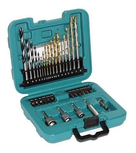 Jogo De Brocas Bits E Escareador C/ 34 Peças B-68498 - Makita Menor preço em Jogo De Brocas Bits E Escareador C/ 34 Peças B-68498 - Makita