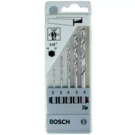 Imagem de Jogo de Brocas Hexagonal para Madeira Bosch Ø2-6mm 5 peças