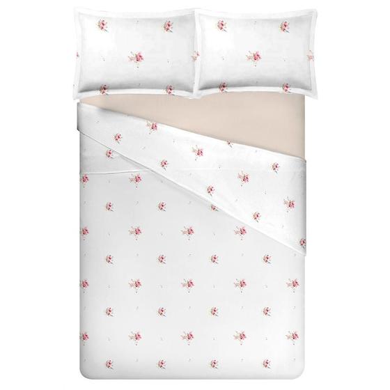 Jogo De Cama Casal 300 Fios Nova América - Romana (7771) Menor preço em Jogo De Cama Casal 300 Fios Nova América - Romana (7771)