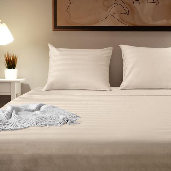 Jogo de Cama Casal 4 Peças 100% Algodão Premium Percal 300 Fios Adasmascado - BF Colchões Menor preço em Jogo de Cama Casal 4 Peças 100% Algodão Premium Percal 300 Fios Adasmascado - BF Colchões