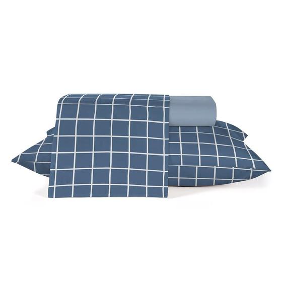 Jogo de Cama Casal 4 Peças 150fios Diamante Teka - Netuno Imagem de Jogo de Cama Casal 4 Peças 150fios Diamante Teka - Netuno