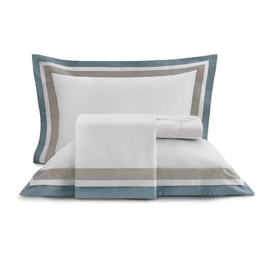 Jogo de Cama Casal Altenburg Algodão Lux 200 Fios Versalhes Branco Menor preço em Jogo de Cama Casal Altenburg Algodão Lux 200 Fios Versalhes Branco