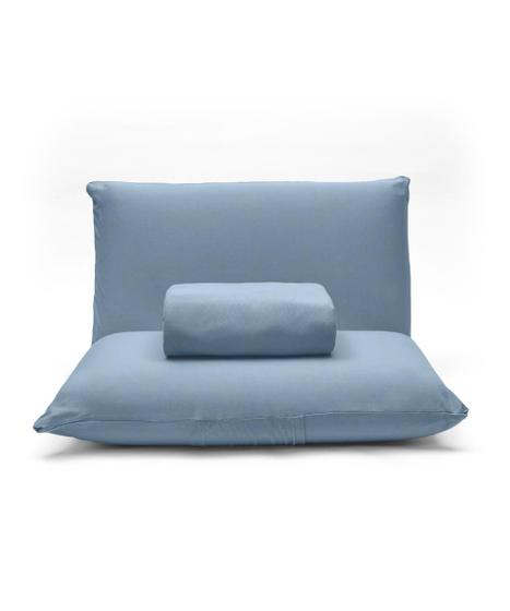 Jogo de Cama Casal Buettner Basic Rolinho Jeans 3 Peças Menor preço em Jogo de Cama Casal Buettner Basic Rolinho Jeans 3 Peças
