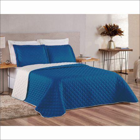 Imagem de Jogo de Cama Casal Queen 6 Peças Colcha Cobre Leito com Lençol e Fronhas 400 Fios