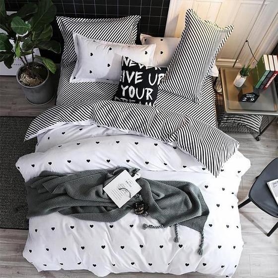 Imagem de Jogo De Cama Casal Queen 7 Peças Love Edredom E Almofada