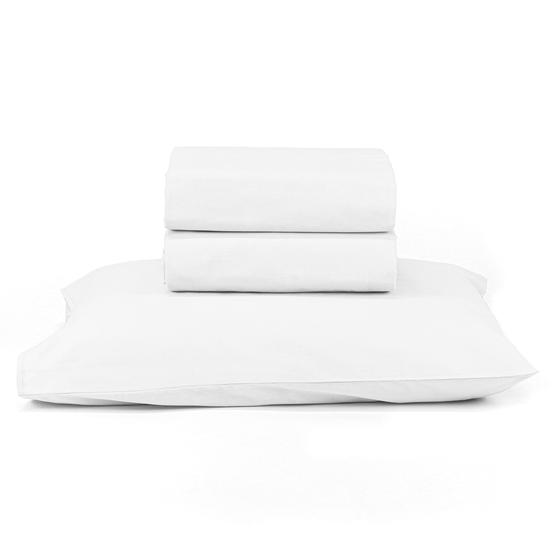 Imagem de Jogo de cama casual blanc solteiro - 0001 branco