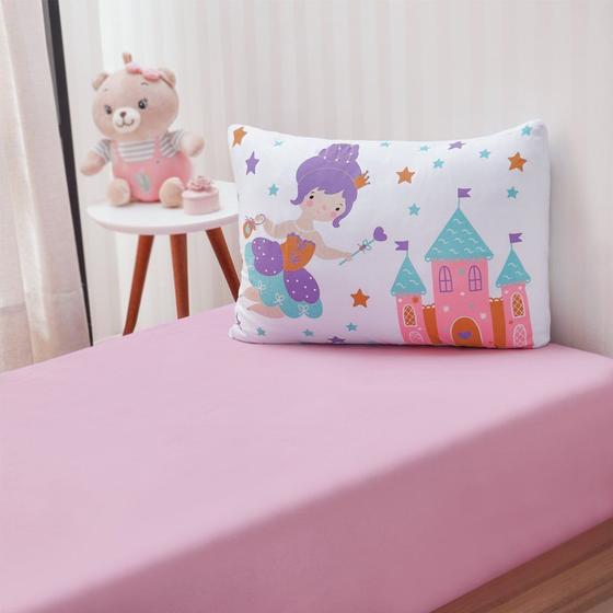 Imagem de Jogo de Cama Kids Solteiro Infantil Malha 88x188x25cm