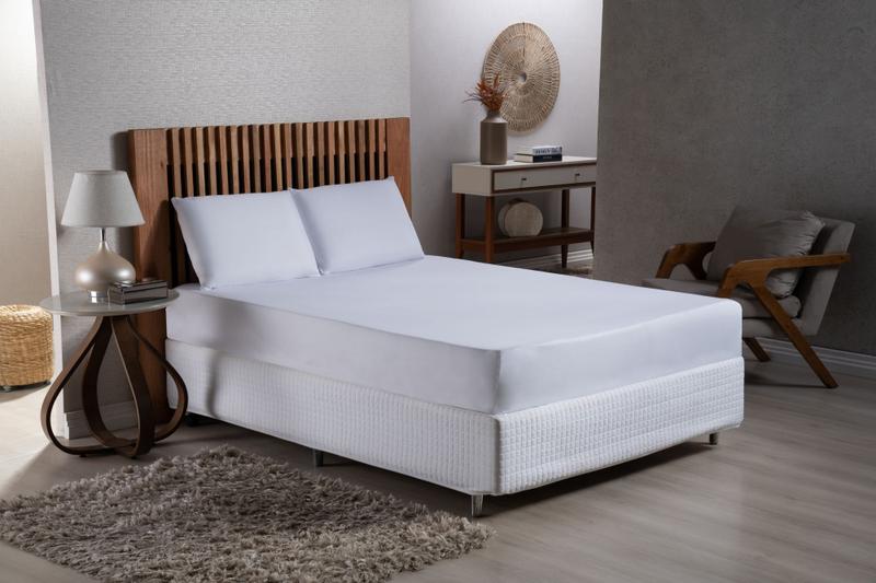 Imagem de Jogo De Cama King 3 Peças Percal 400 Fios Toque Macio - Lavi Baby Store