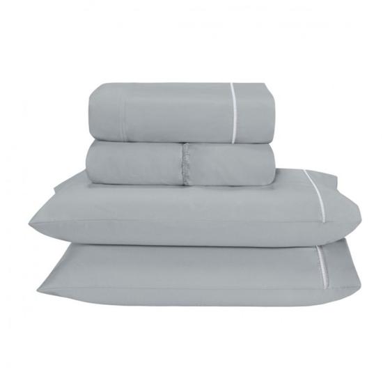 Jogo de Cama Lençol Queen 4 Pçs 600 Fios Ponto Palito Percal Peletizado Menor preço em Jogo de Cama Lençol Queen 4 Pçs 600 Fios Ponto Palito Percal Peletizado