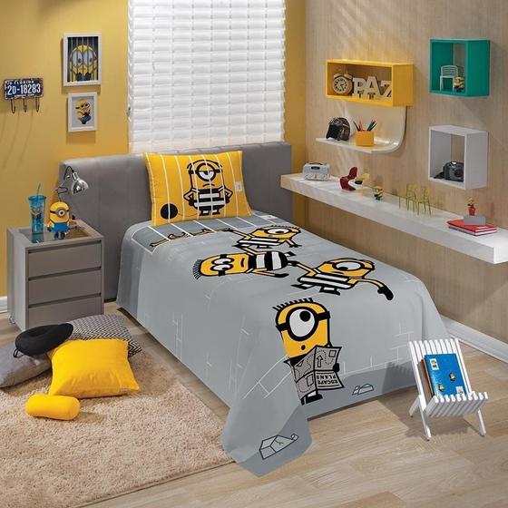 Imagem de Jogo de Cama Minions Com 2 peças 059134  Lepper