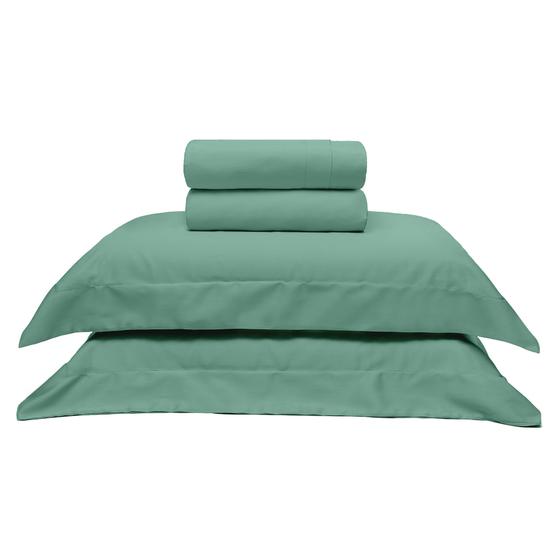 Imagem de Jogo de cama  queen 400 fios  elegance - verde 165815