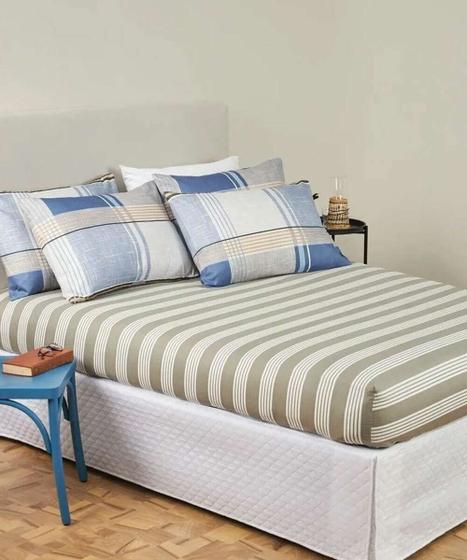 Jogo de Cama Queen Microfibra Harmonia Lepper 3 Peças Menor preço em Jogo de Cama Queen Microfibra Harmonia Lepper 3 Peças
