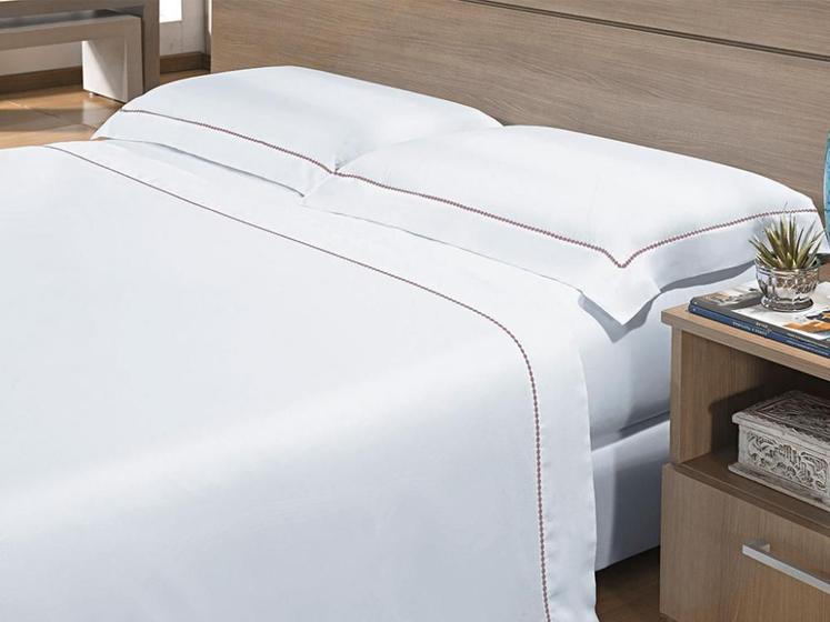 Imagem de Jogo de Cama Queen Neo Classic Elements Algodão Percal 300 Fios