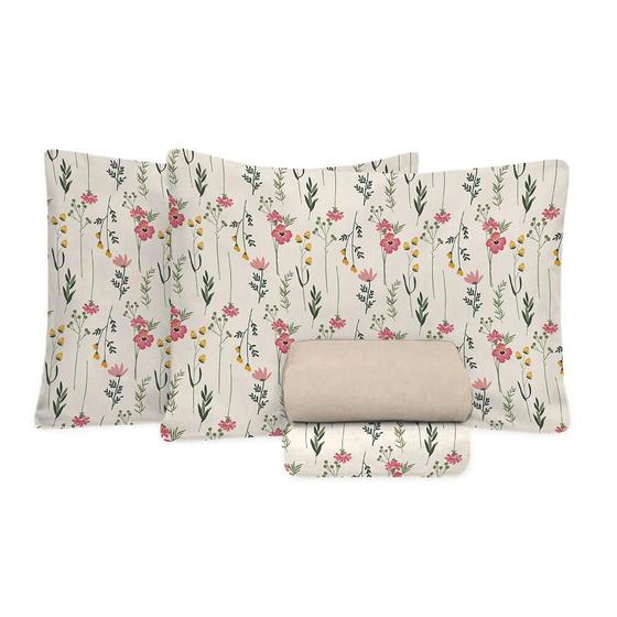 Imagem de Jogo De Cama Queen Size 130 Fios Fiori - Rebeca (7629)