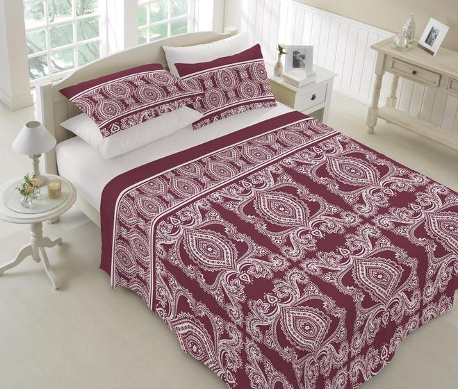 Jogo De Cama Queen Teka Ternura Plus Bagda 4 Peças 150 Fios Imagem de Jogo De Cama Queen Teka Ternura Plus Bagda 4 Peças 150 Fios