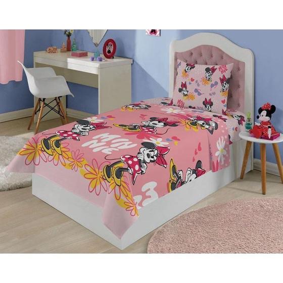 Imagem de Jogo de Cama Solteiro Divertido 3P Minnie Mouse - Lepper