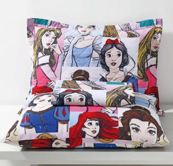 Imagem de Jogo de Cama Solteiro Infantil 3 Pçs Princess Teens Andreza