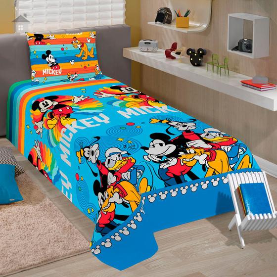 Jogo de Cama Solteiro Personagens Desenho Infantil Lençol Homem Aranha ...