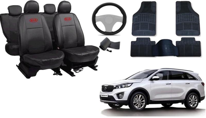 Imagem de Jogo de Capa Sorento 2015 a 2019 + Tapete + Capa de Volante: Durabilidade e Conforto