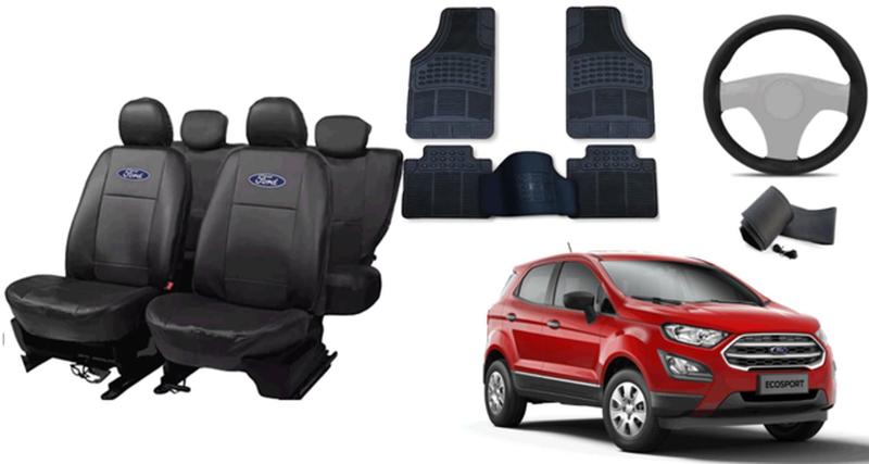 Imagem de Jogo de Capas e Tapetes EcoSport 13-21 com Protetor de Volante