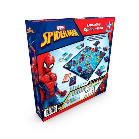 Jogo de Cartas - Batalha - Marvel - Spiderman - 2 a 4 Jogadores - Estrela -  Deck de Cartas - Magazine Luiza