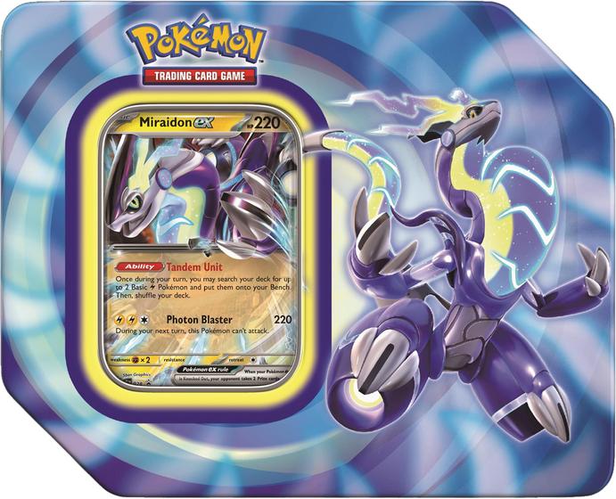 Imagem de Jogo de cartas colecionáveis Pokemon Paldea Legends Tin