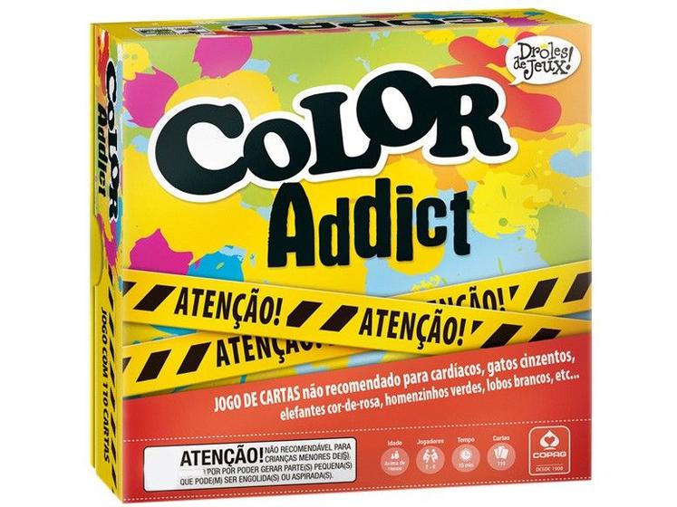 Imagem de Jogo de Cartas Color Addict Copag 110 Cartas