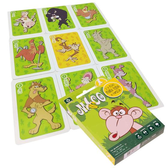 Jogo De Cartas Do Mico Baralho Mem ria Certificado Inmetro Copag 