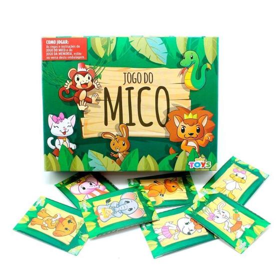 Imagem de Jogo de cartas do Mico kit com 6 brinquedos mini toys