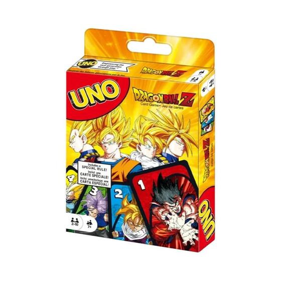 Imagem de Jogo de Cartas Dragon Ball Z UNO - Para Crianças e Festas