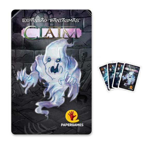 Imagem de Jogo de Cartas Expansão Claim: Fantasmas PaperGames