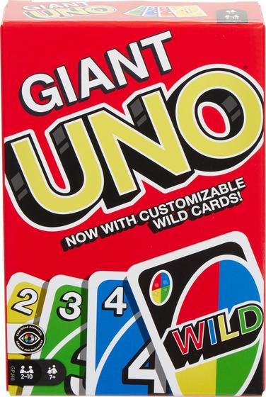 Imagem de Jogo de Cartas Giant UNO Mattel - Oficial para Crianças e Adultos