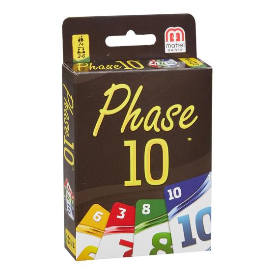 Imagem de Jogo de cartas Mattel Games Phase 10 Sequences Rummy com 108 cartas