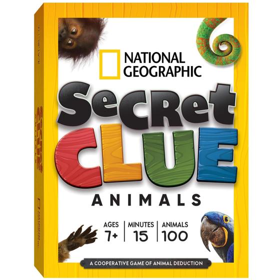 Imagem de Jogo de Cartas National Geographic Secret Clue Animals - Para Crianças a partir de 7 anos