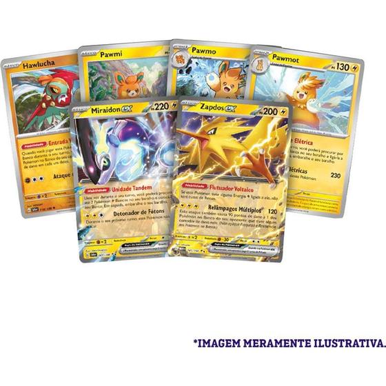 Imagem de JOGO DE CARTAS POKÉMON - DECK DE BATALHA DELUXE - ZAPDOS ex